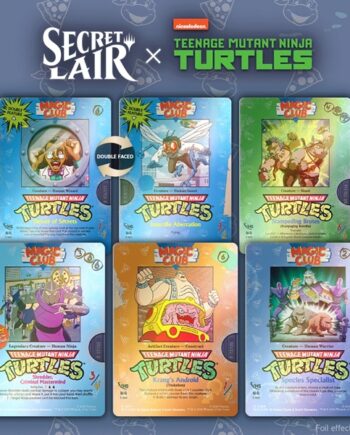 Secret Lair Drop Series  2026 : Totally Tubulair Superdrop: Secret Lair   Teenage Mutant Ninja Turtles: Vhs Villains  Foil