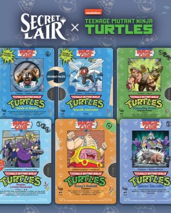 Secret Lair Drop Series  2026 : Totally Tubulair Superdrop: Secret Lair   Teenage Mutant Ninja Turtles: Vhs Villains  Regular