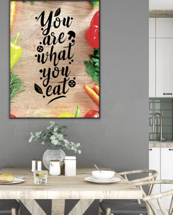 Serie   You Are What You Eat-plakat 21   29    A4  Kr  199 -