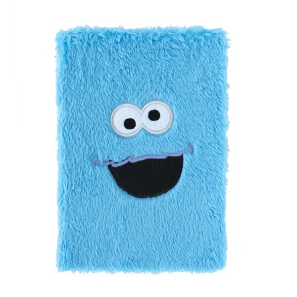 Sesame Street Plush Cover Premium A5 Notebook