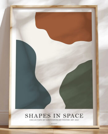 Shapes In Space No    Grafisk Plakat