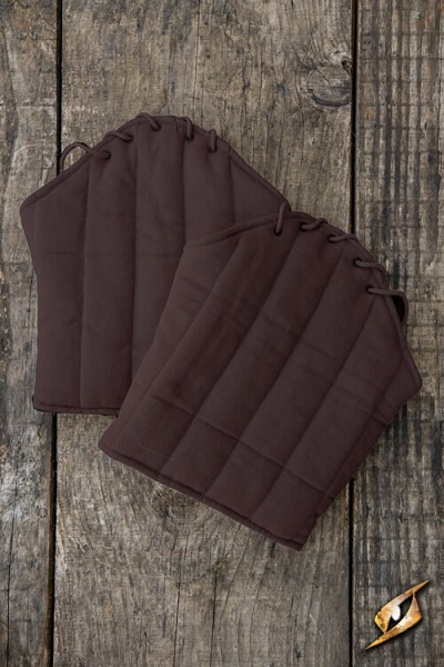 Short Sleeves For Gambeson Warrior Brown Epic Armoury Small Medium Live Rollespil