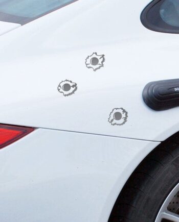 Skudhuller Tre Stk Wallsticker