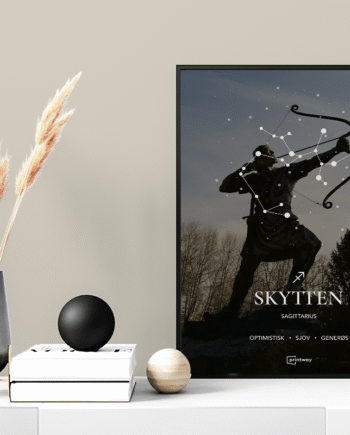 Skytten Stjernetegn Plakat Motiv 60 84 Cm  A1