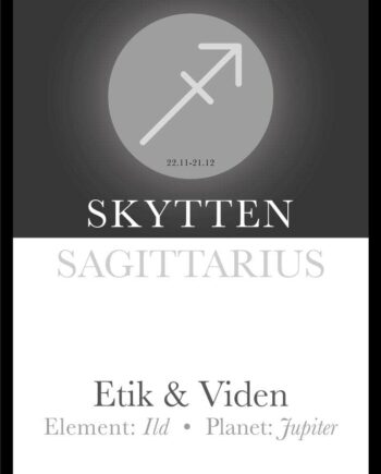 Skytten Stjernetegn Tekst Plakat