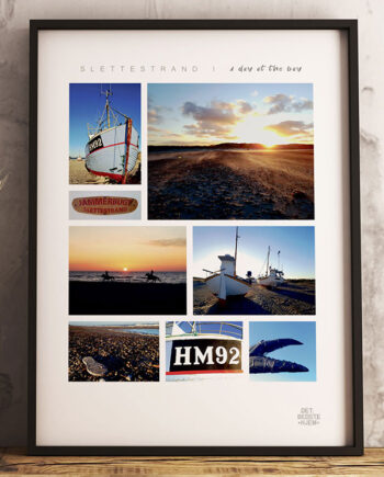 Slettestrand-plakat 21   29    A4  Kr  199 -