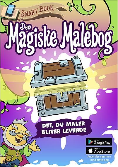 Smart Book  Ar Augmented Reality  Den Magiske Malebog  Dansk