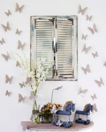 Sommerfugle 3d-effekt Wallsticker