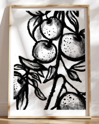 Sort-hvid Plakat Med Appelsingren