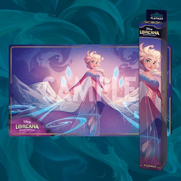 Spillem 195 165 Tte Playmat Disney Lorcana Tcg: Set 06 Azurite Sea: Elsa The Fifth Spirit