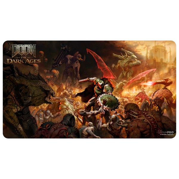 Spillem 195 165 Tte  Playmat  Doom The Dark Ages: Onslaught Ultra Pro  16616