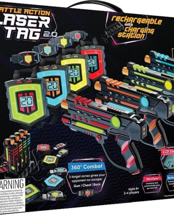 Squad Hero Laser Tag: Battle Action     Set Of   With Charging Station