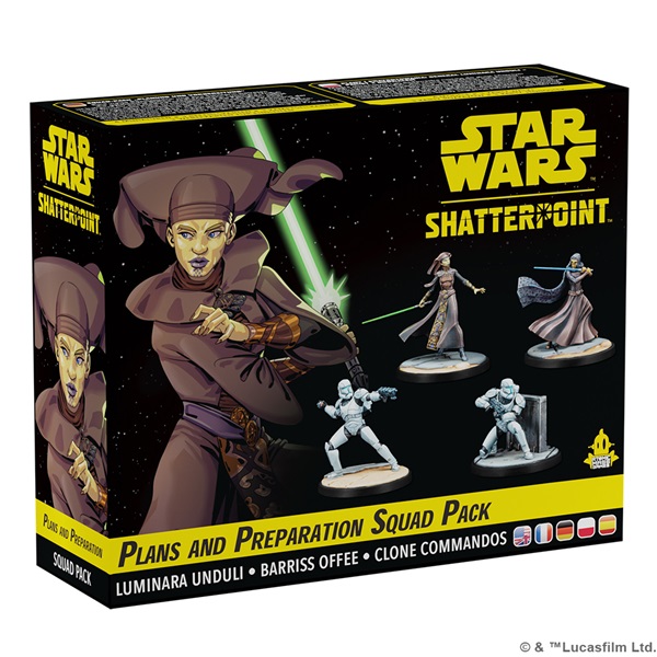 Star Wars: Shatterpoint Plans And Preparation General Luminara Unduli Squad Pack