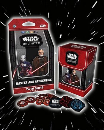 Star Wars: Unlimited Tcg: 2026 Twin Suns Master And Apprentice Deck  Asajj Ventress   Count Dooku