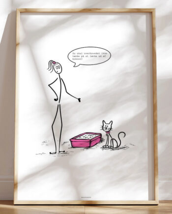 Stickwoman Plakat Kattebakken