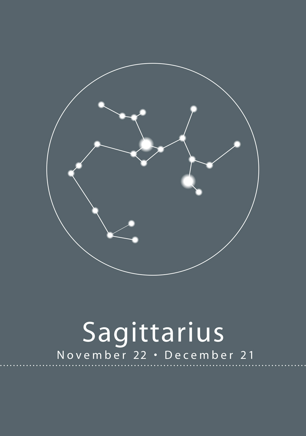 Stjernetegn Sagittarius Af Ten Valleys