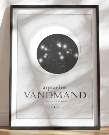 Stjernetegnplakat Vandmand
