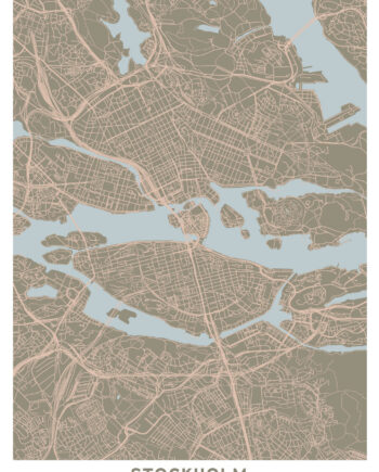 Stockholm Kort Af Illux