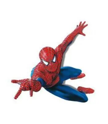 Stor Spiderman Wallsticker  110x90cm