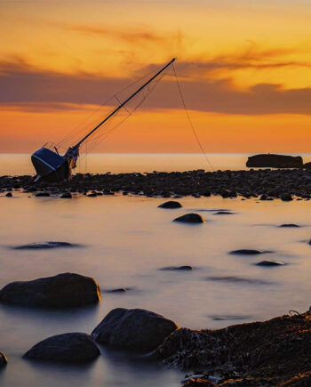 Stranded At Sunset Af Cato Johan Rød Photography
