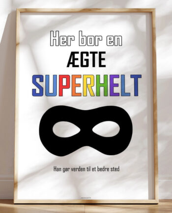 Superhelteplakat Dreng