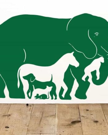 Synsbedrag Med Dyr Wallsticker