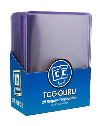 Tcg Guru  Toploader : Regular Box  25 Stk  Plastik Deck Protector Til Kort   Lommer