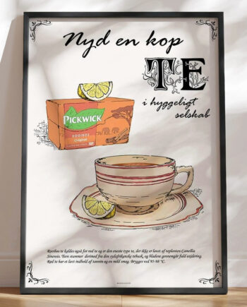 Te Plakat Rød Te