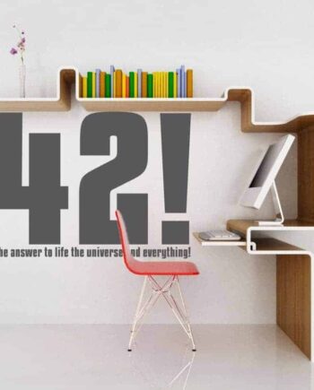 42  The Answer To Life Wallsticker
