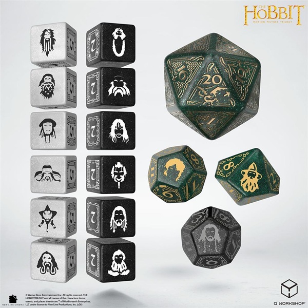 The Hobbit Tcg: Verdant Grove Dice Set