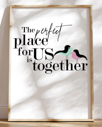 The Perfect Place Birds Plakat