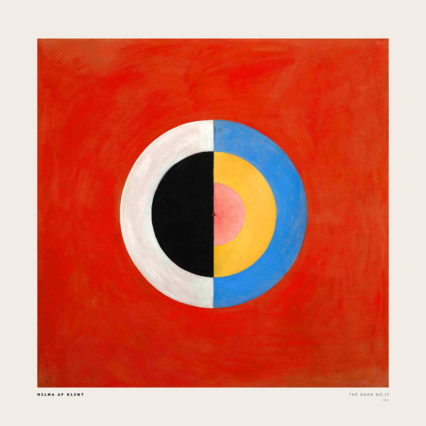 The Swan No  17 Kvadrat Af Plakatwerket