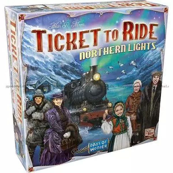 Ticket To Ride Dansk Grundspil Northern Lights  Skandinavisk Version