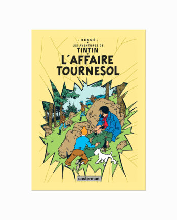 Tintin Plakat    Affaire Tournesol  1956