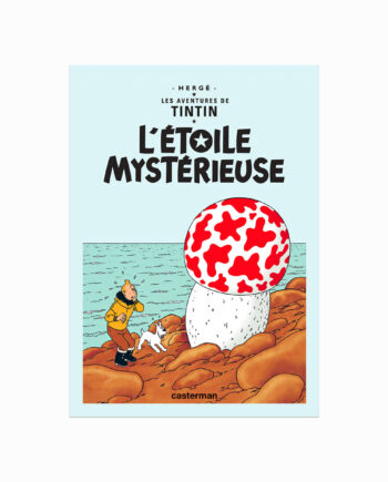 Tintin Plakat  Létoile Mystérieuse  1942