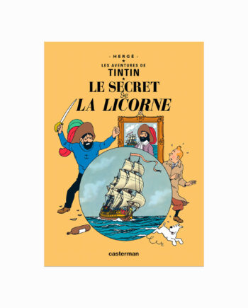 Tintin Plakat  Le Secret De La Licorne  1943