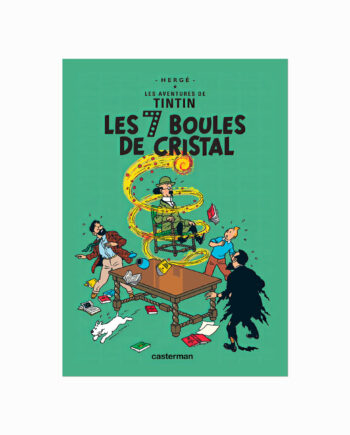 Tintin Plakat  Les   Boules De Cristal  1948