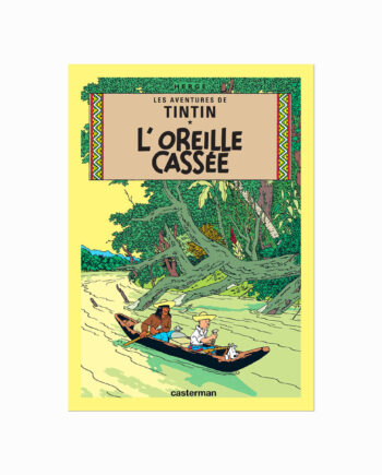 Tintin Plakat  Loreille Cassée  1937