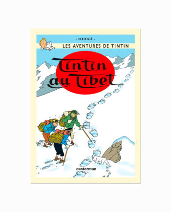 Tintin Plakat  Tintin  Au Tibet  1960