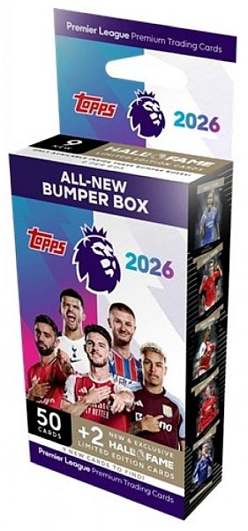 Topps Match Attax Premier League 2025 2026 Bumper Box Boosters Hall Of Fame