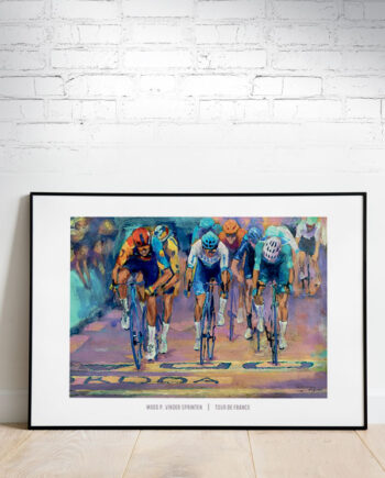Tour De France-plakat Mads   Vinder Sprinten 29     21 Cm  A4  Kr  199 -