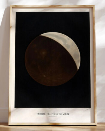 Trouvelot Partial Eclipse Of The Moon