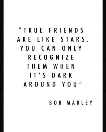 True Friends Bob Marley Plakat