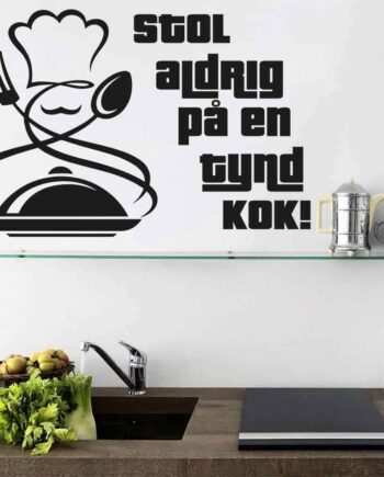 Tynd Kok Wallsticker