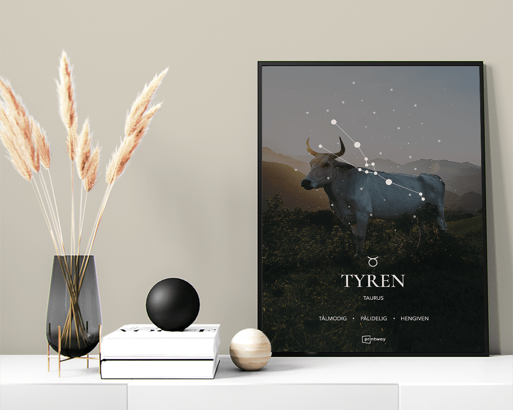 Tyren Stjernetegn Plakat Motiv 70 100 Cm B1