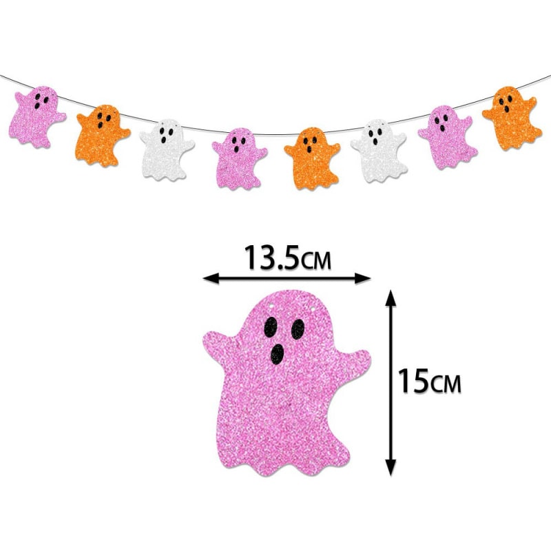 Hyggelig Halloween Pynt  Spøgelser   Flere Farver