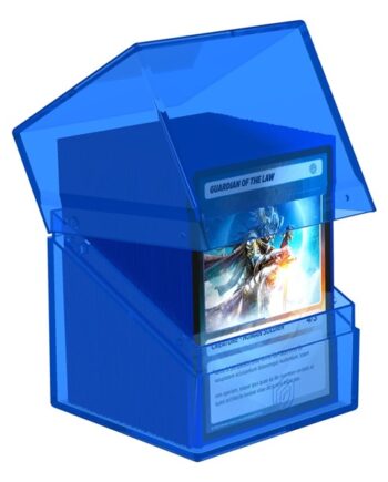 Ultimate Guard Boulder Deck Case  Deck Box  100  Standard Size Clear: Sapphire