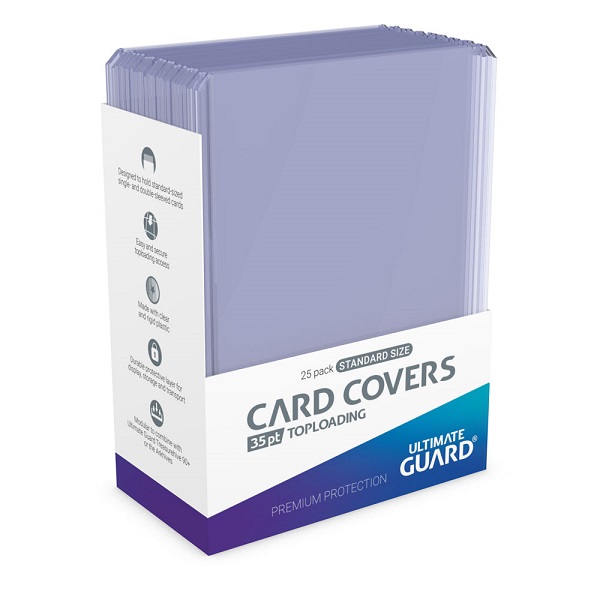 Ultimate Guard Card Covers  Toploader : Clear Regular Box  25 Stk  Plastik Deck Protector Til Kort   Lommer