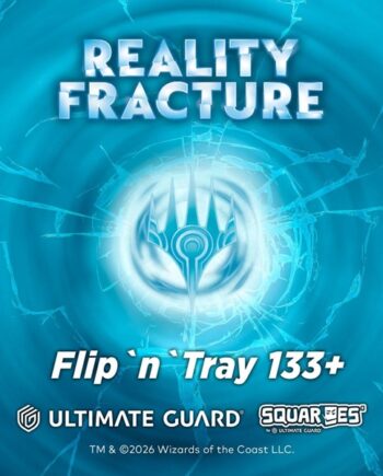 Ultimate Guard Flip   Tray Deck Case  Deck Box  133  Standard Size Xenoskin Magic: The Gathering Reality Fracture: Blue Uncommon   Green Uncommon