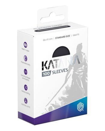 Ultimate Guard Katana Sleeves  Kortlommer  Standard Size Obsidian Shard  100 Sleeves